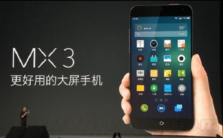 Meizu представила смартфон MX3 с памятью на 128 Гб