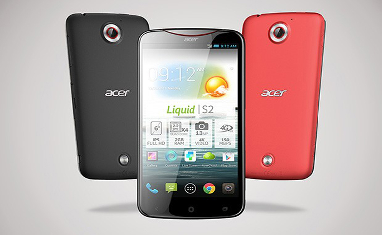 Acer представила первый смартфон с камерой для записи Ultra HD 4K видео  
