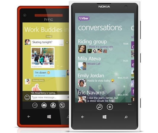 Viber для Windows Phone 8 обновилось до версии 3.1