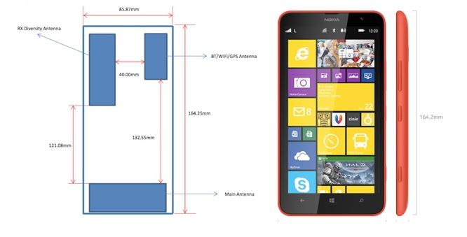 Nokia Lumia 1320 в американской комиссии по связи