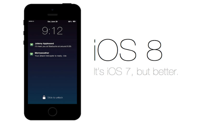 iOS 8 Очередные подробности