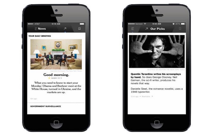 The New York Times запускает приложение для iPhone