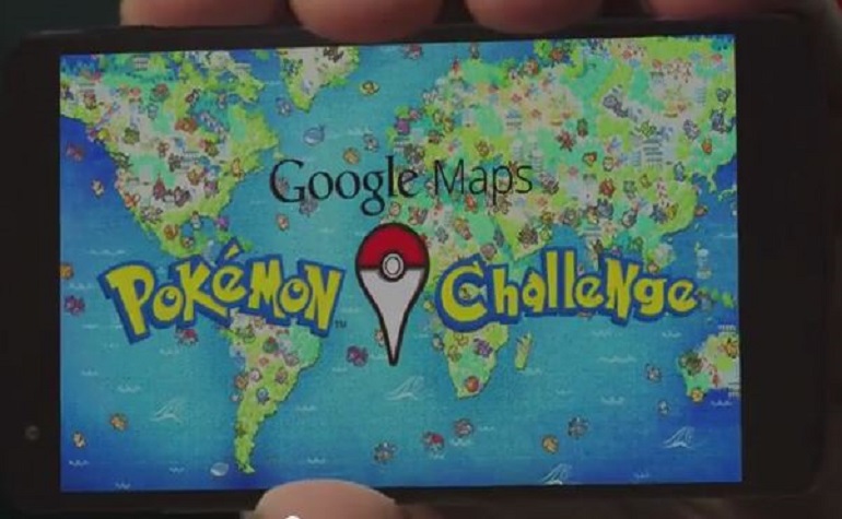 Google выпустил карты с Покемонами