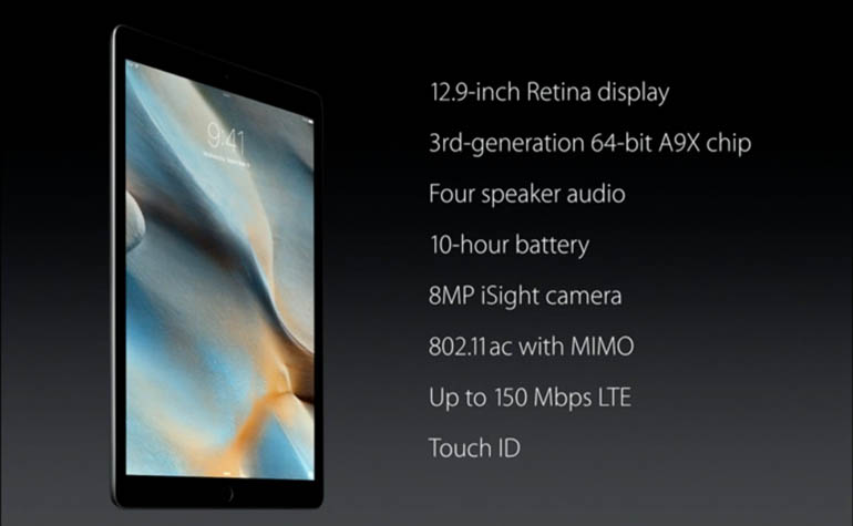 Apple анонсировала iPad Pro
