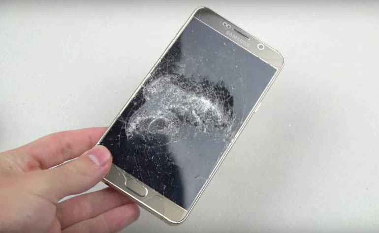 Тест на прочность смартфона Samsung Galaxy Note 5