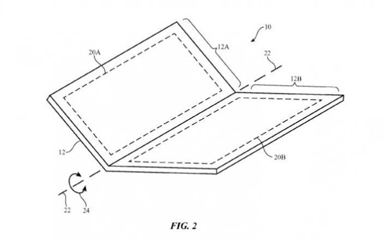 Новый патент Apple - складной iPhone