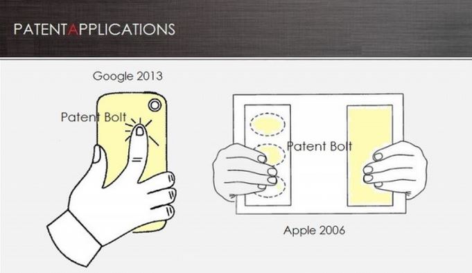 Технологию задней сенсорной панели смартфона патентует Google