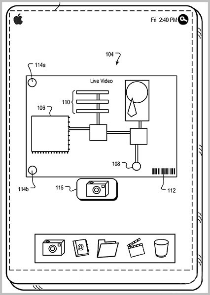 iPhone iPad new patent