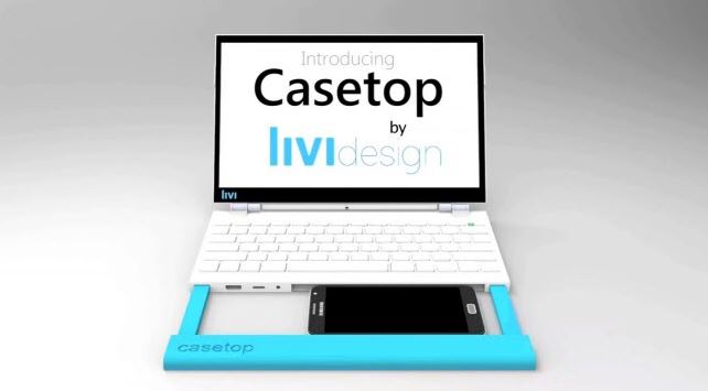 Casetop - превратит ваш смартфон в ноутбук (Kickstarter проект)