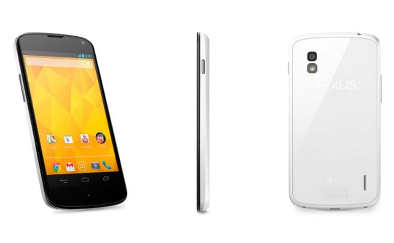 LG официально представила белую версию Nexus 4
