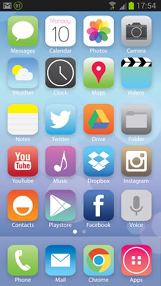 Android iOS 7 Icons