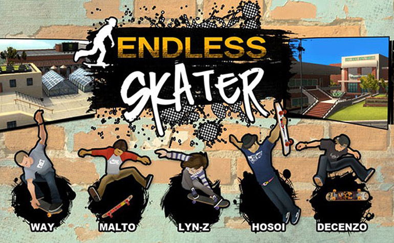 Бесплатная игра Endless Skater для Windows 8/RT