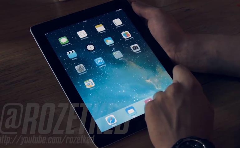 iOS 7 Aplpha on iPad