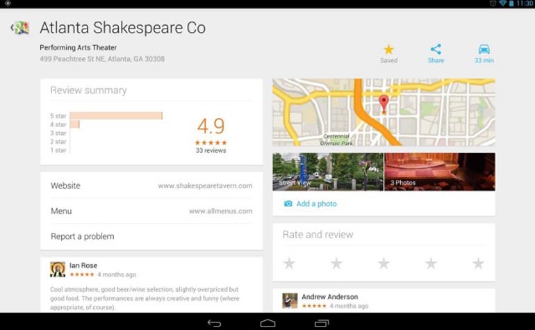 Карты Google для Android получили большое обновление
