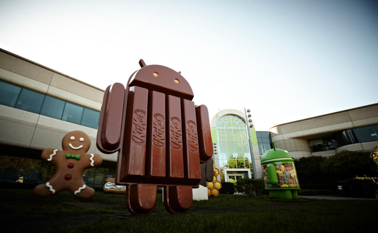 Android 4.4 получила название KitKat
