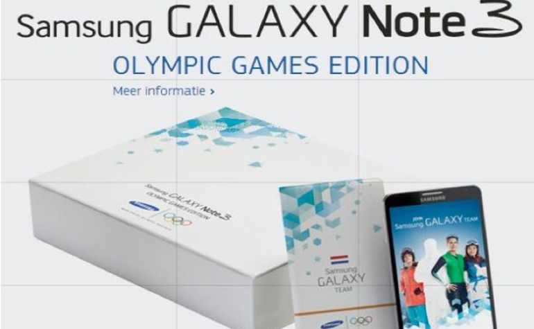Олимпийским спортсменам раздадут Galaxy Note 3 «Olympic Games Edition»