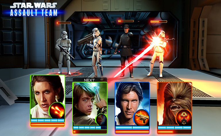 Запущена игра Star Wars: Assault Team для Android