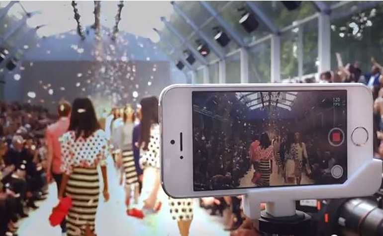 Apple выложила видео с модного показа Burberry