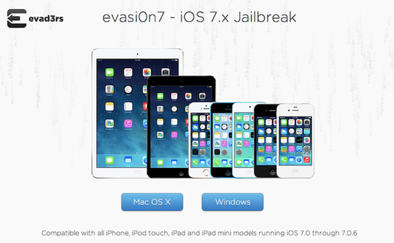 Появилась утилита evasi0n7 для джейлбрейка iOS 7.0.6