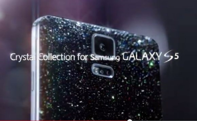 Samsung запустил на рынок Galaxy S5 с кристаллами Swarovski 