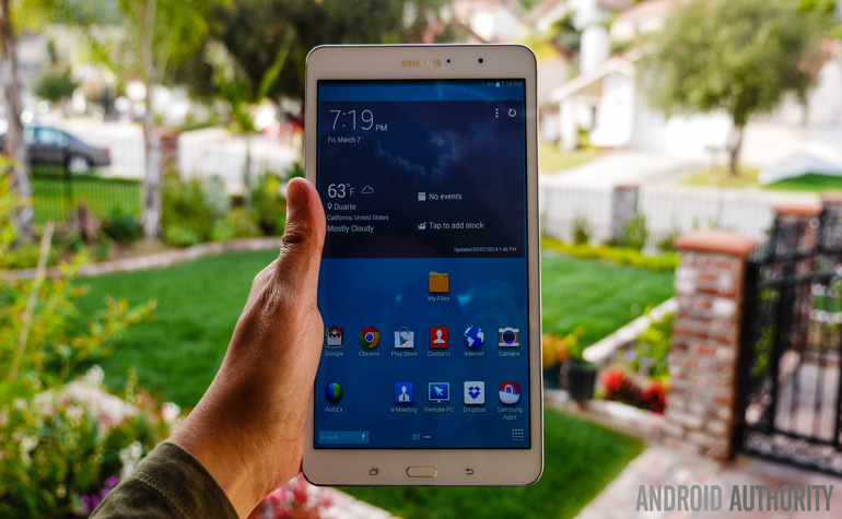 Samsung выпустит планшет Tab S с датчиком отпечатков пальцев