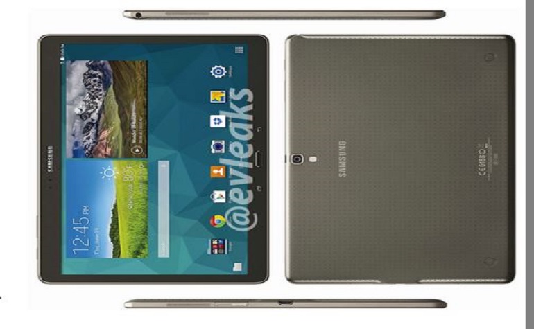 Утечка фото предстоящего Samsung Galaxy Tab S 10.5
