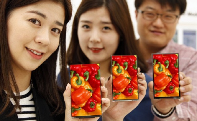 LG представила супертонкий дисплей для смартфонов