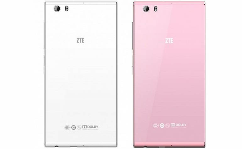 Смартфон ZTE Star 1 в белом и розовом