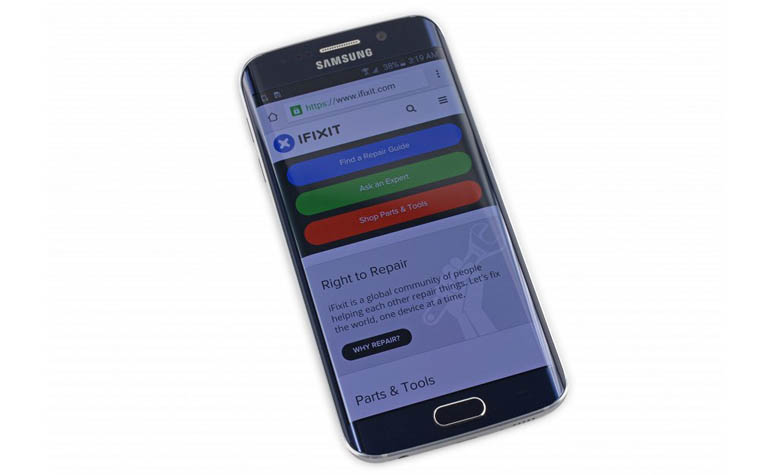 Разборка Samsung Galaxy S6 Edge
