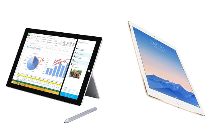 Microsoft Surface Pro 3 против iPad Air 2