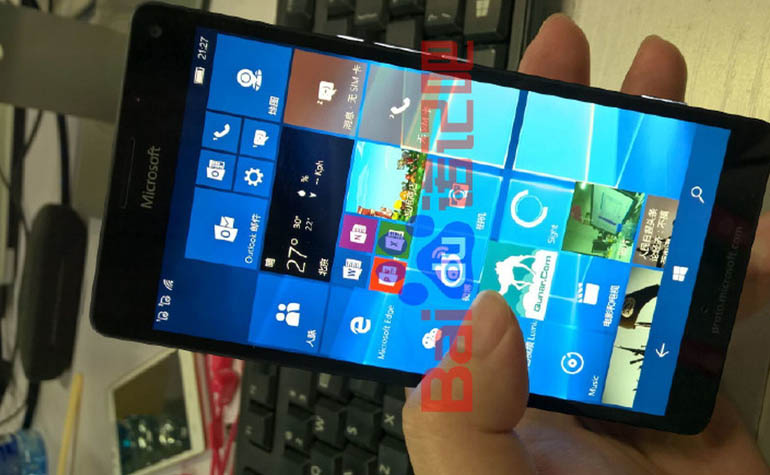 Прототип Lumia 950 XL