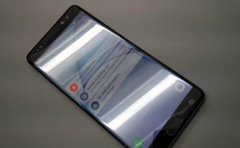 первый живые фото Samsung Galaxy Note 7