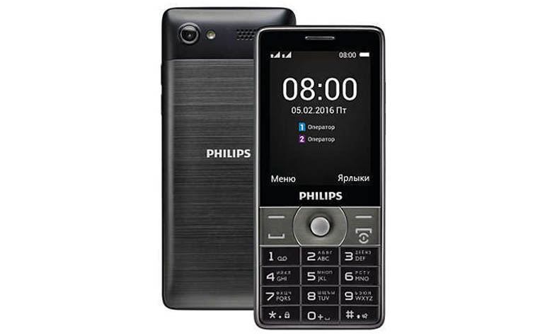 Philips Xenium E570 - новый кнопочный телефон