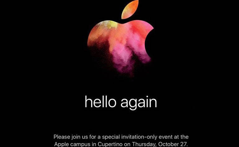 Презентация Apple 27 октября в Купертино