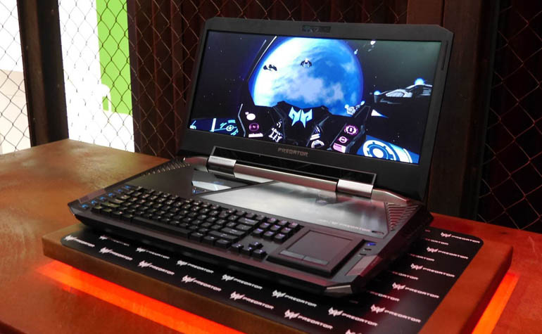 На CES 2017 представлен ноутбук весом 8 кг